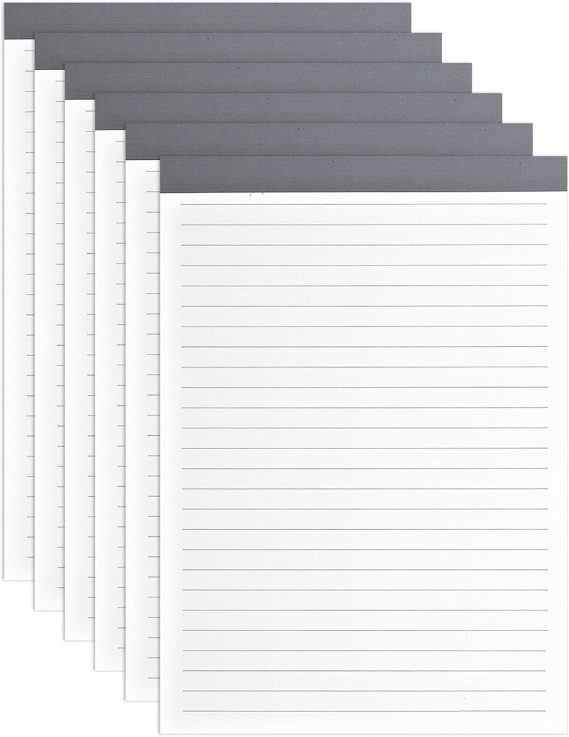 M&G 7x10 Note Pads, 6 Pack B5 Legal Pads 70 Sheets Notepads Writing Pad Graph Grid Chinese Memo Paper Tablet Kraft Cover for Work Writing Note Taking Chinese