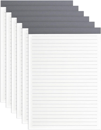 M&G 7x10 Note Pads, 6 Pack B5 Legal Pads 70 Sheets Notepads Writing Pad Graph Grid Chinese Memo Paper Tablet Kraft Cover for Work Writing Note Taking Chinese