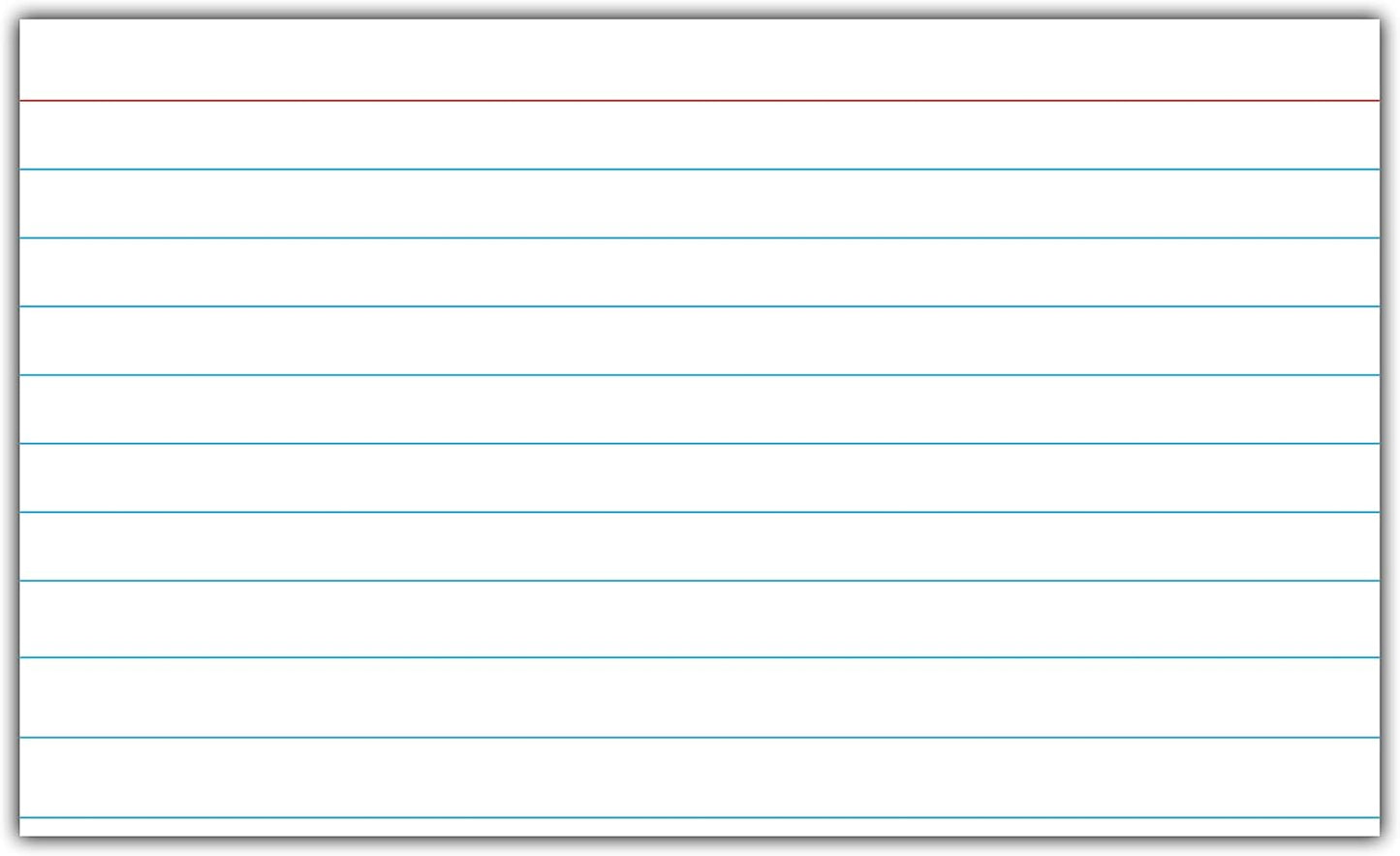 C-Line Index Cards, 3" x 5", White, 100/PK (48807)