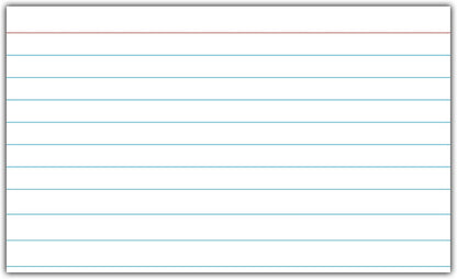 C-Line Index Cards, 3" x 5", White, 100/PK (48807)