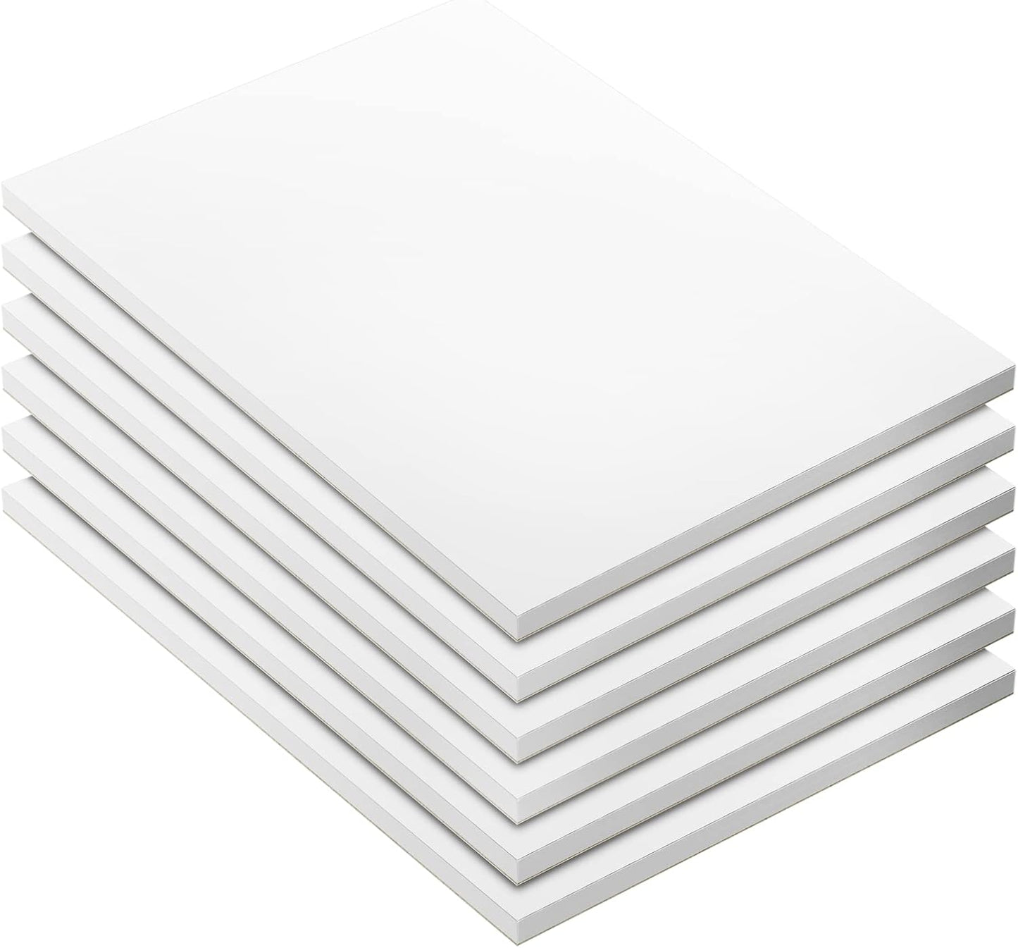 Note Pads - Memo Pads - Blank Scratch Pads - Small Notepad Writing Pads for Taking Notes and Task Allocation – Easy to Peel – 80gsm Papers with Cardboard Backing – 50 Sheets – Pack of 6 – (4" x 6")