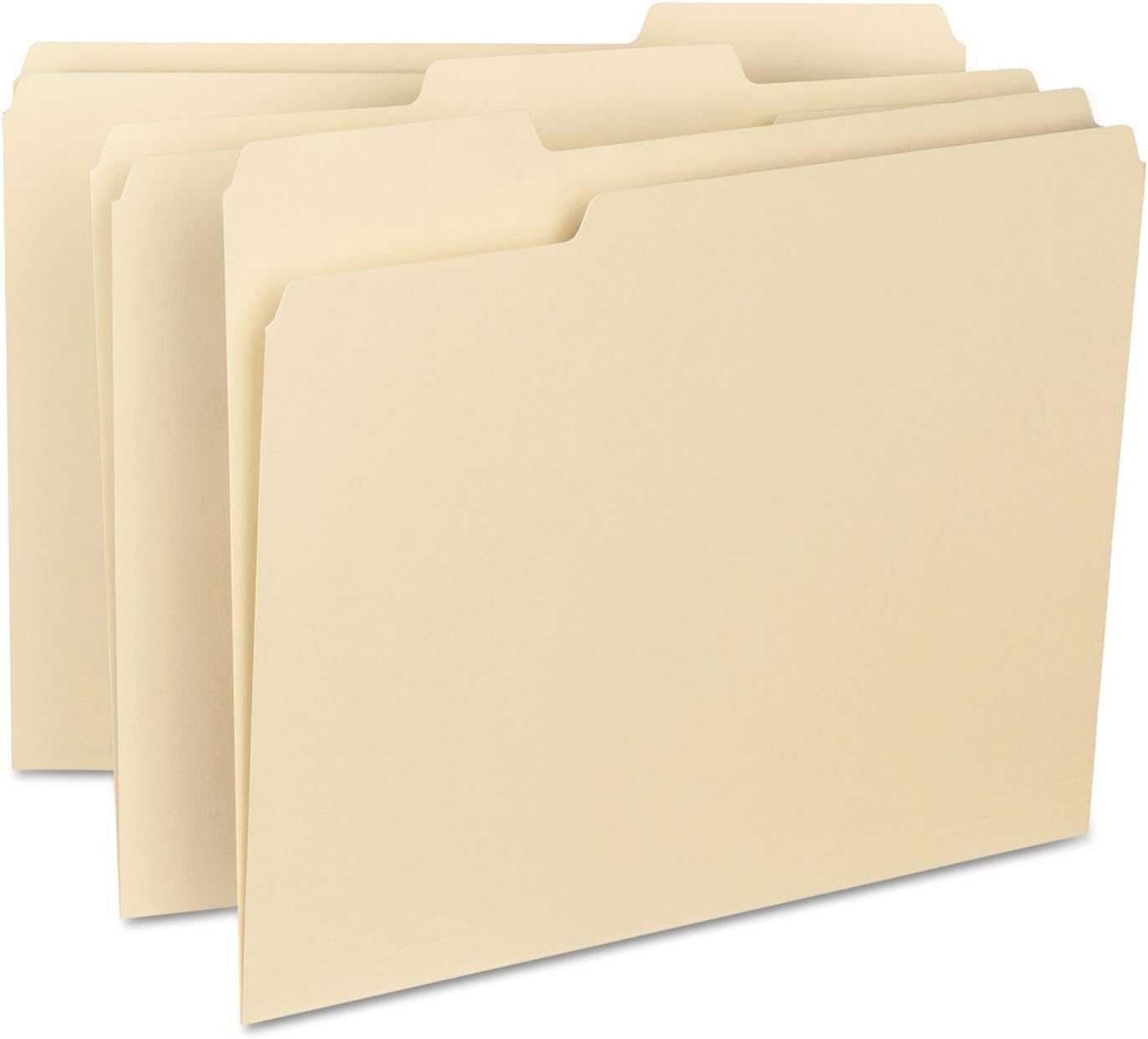 Smead Interior File Folder, 1/3-Cut Tab, Letter Size, Aqua, 100 per Box, Expandable File Folders for Filing Cabinet