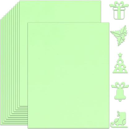 25 Sheets Black Cardstock Paper 8.5'' x 11'', 250gsm/92lb Thick Paper for Scrapbook, Invitations, Printing and DIY Cards