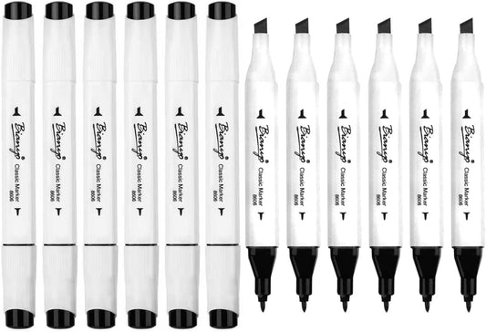 Bianyo 180 Colors Alcohol Markers Set, Dual Tip Fine & Chisel Markers for Adult Coloring, Drawing & Sketching, Popular Color Collection with Black Canvas Bag – High-Value Set for Artists