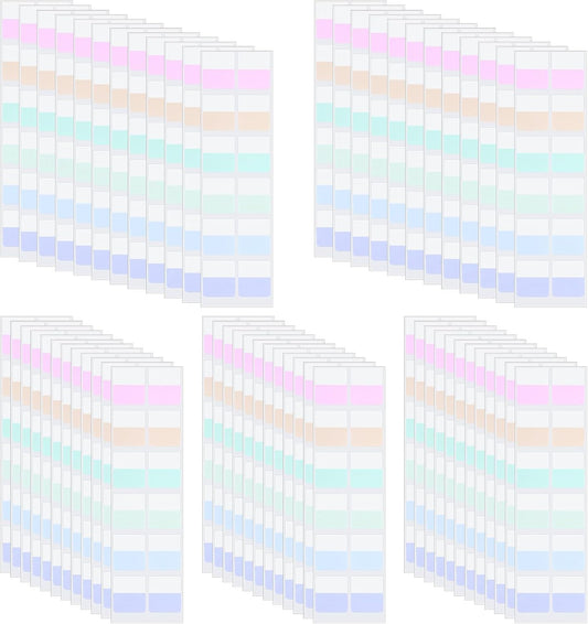600 Pcs Sticky Index Tabs, 6 Colored Page Markers for Books Notebook Binders File Folder Planner Journaling Back to School Supplies
