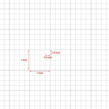 Fuyoooo 25 Sheet Graph Paper Pad 24" x 36" Large Graph 1" and 1/4" Ruled Grid Paper for Engineer Architect Designer Mathematician Draftsmen Sketch House Commercial Building Plan Drafting(White)