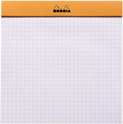 Rhodia Head Stapled Pad, No16 A5, Dot - Black
