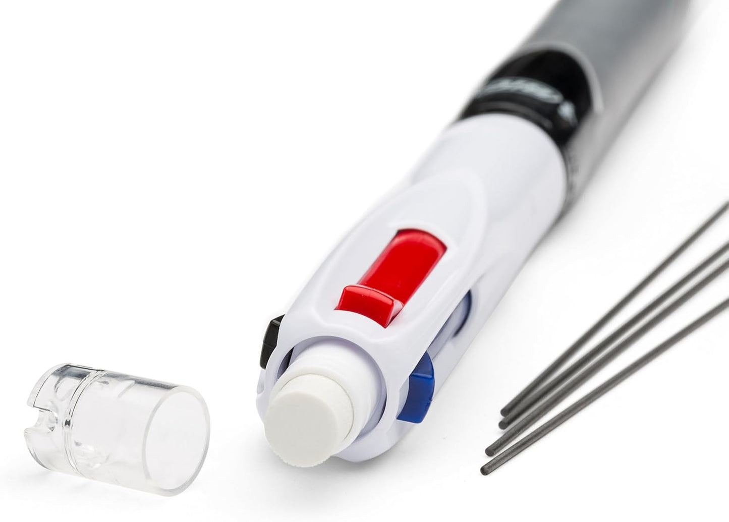 BIC 4-Color 3+1 Retractable Ballpoint Pen with Red, Blue, Black Ink and 0.7 mm Mechanical Pencil, 1-Count in Assorted Ink