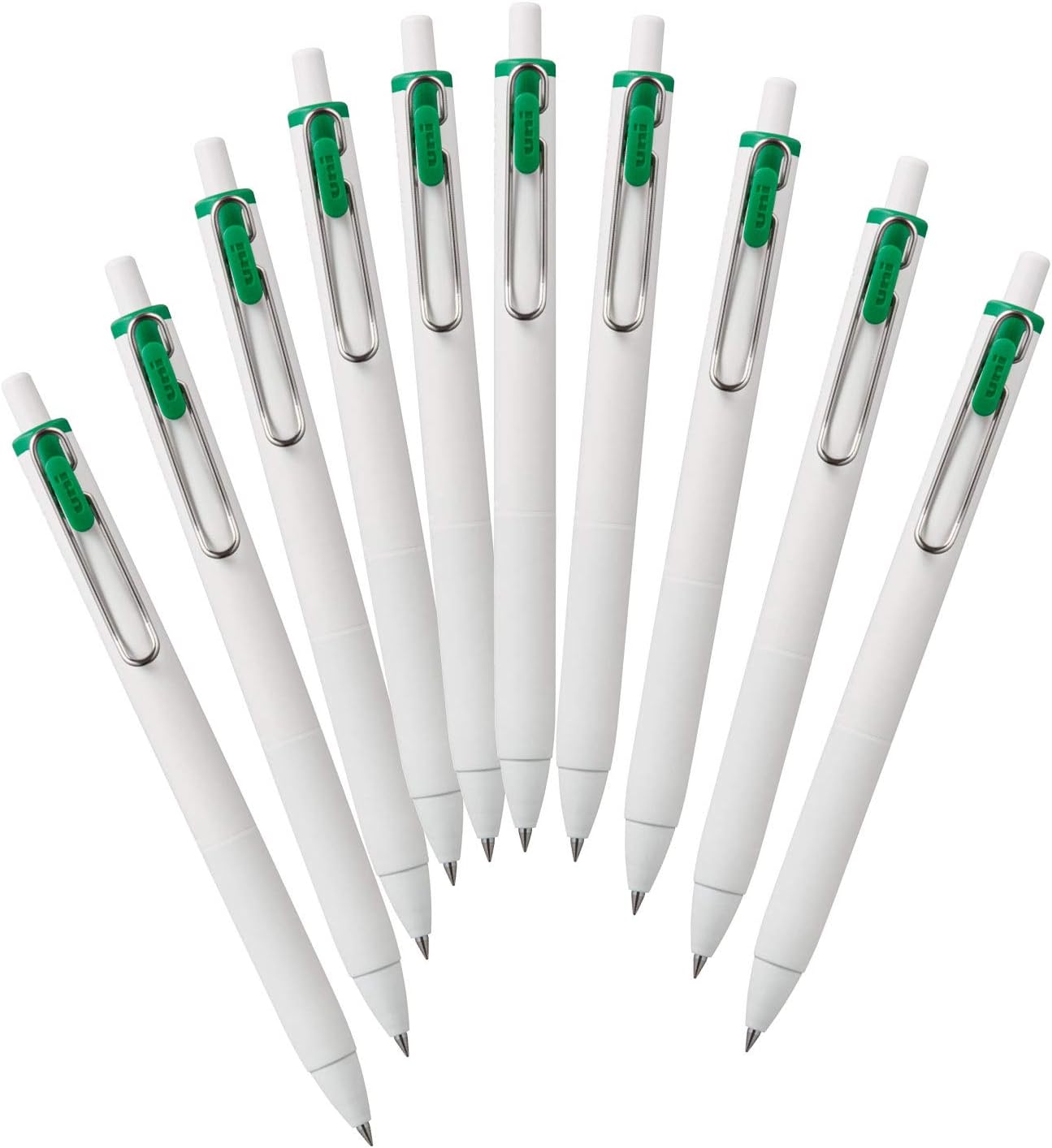Mitsubishi Pencil Uni-Ball One Gel Ballpoint Pen Refill, 0.38, Black, 10 Pieces, Hako UMR38S.24