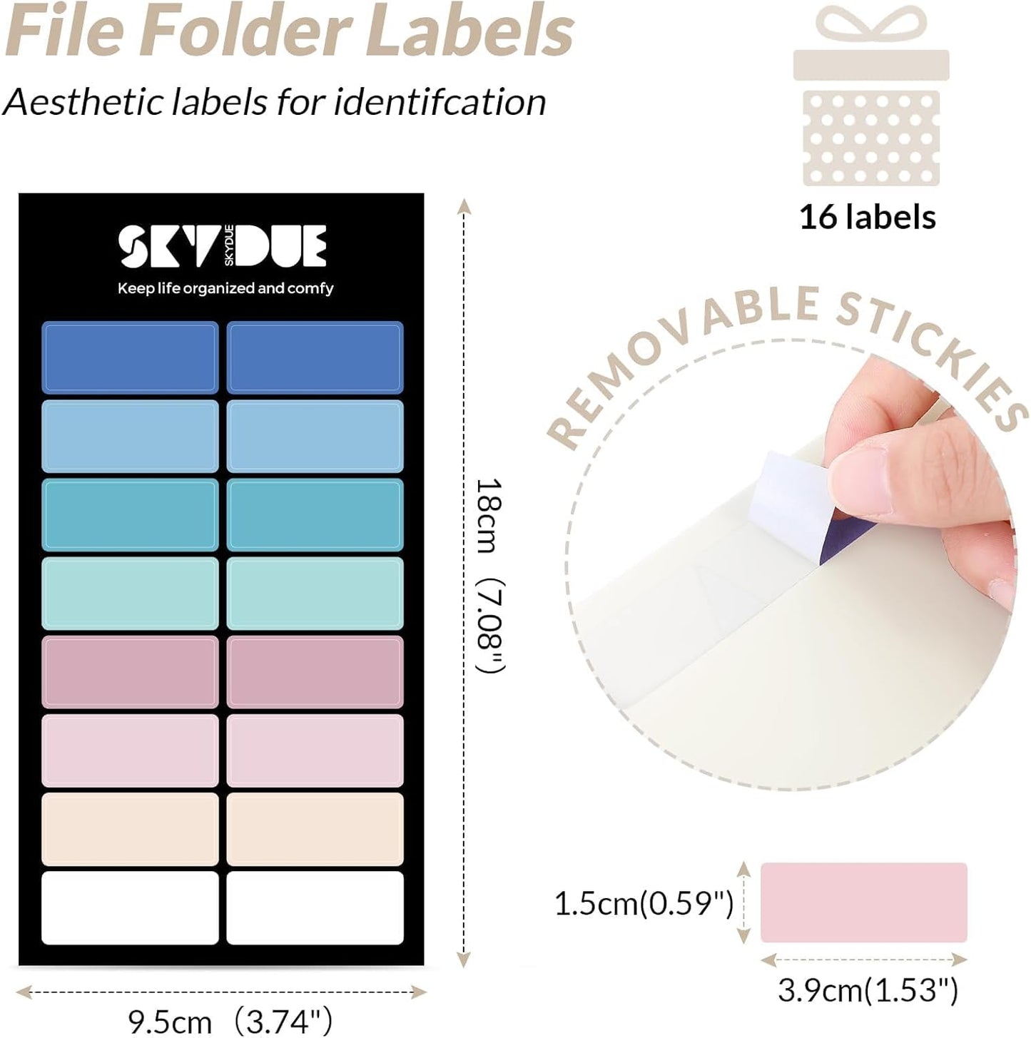 SKYDUE Accordion File Organizer, Expanding File Folder with 8 Pockets, Portable Document Paper Receipt Organizer, Letter/A4 Size Filing Folder School Office Supplies Black