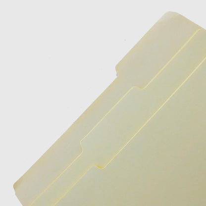 BAZIC Products Manila File Folders, 1/3-Cut Letter Size with Left, Right, and Center Tab Positions, Ideal for Organizing and Filing Documents, 12/Pack, 1-Pack