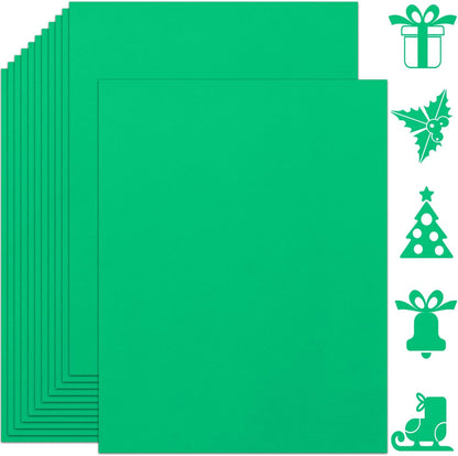 25 Sheets Black Cardstock Paper 8.5'' x 11'', 250gsm/92lb Thick Paper for Scrapbook, Invitations, Printing and DIY Cards