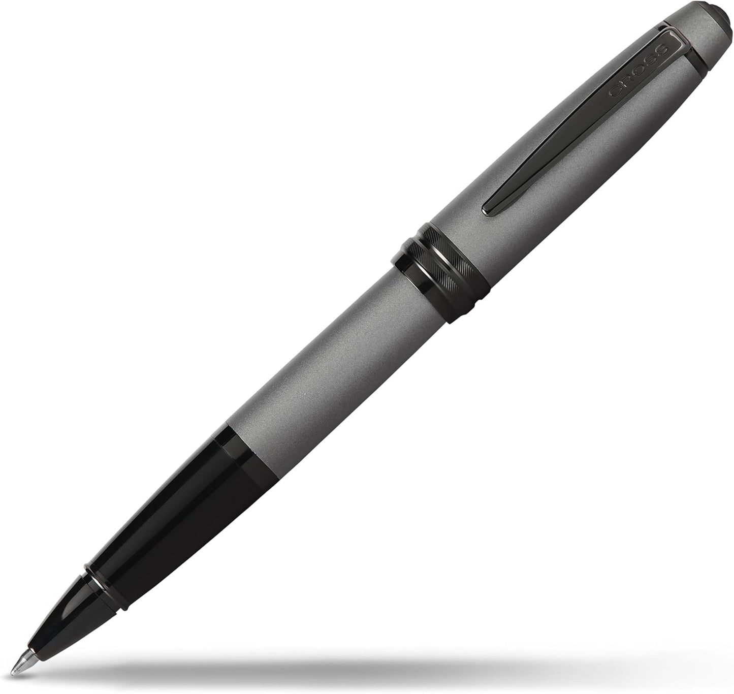 Cross Bailey Matte Red Lacquer Rollerball Pen - Refillable Pen for Smooth Writing - Well-Balanced, Distinctive Design - Easy Handling - Comfortable Grip - Gift-Ready Black Ink
