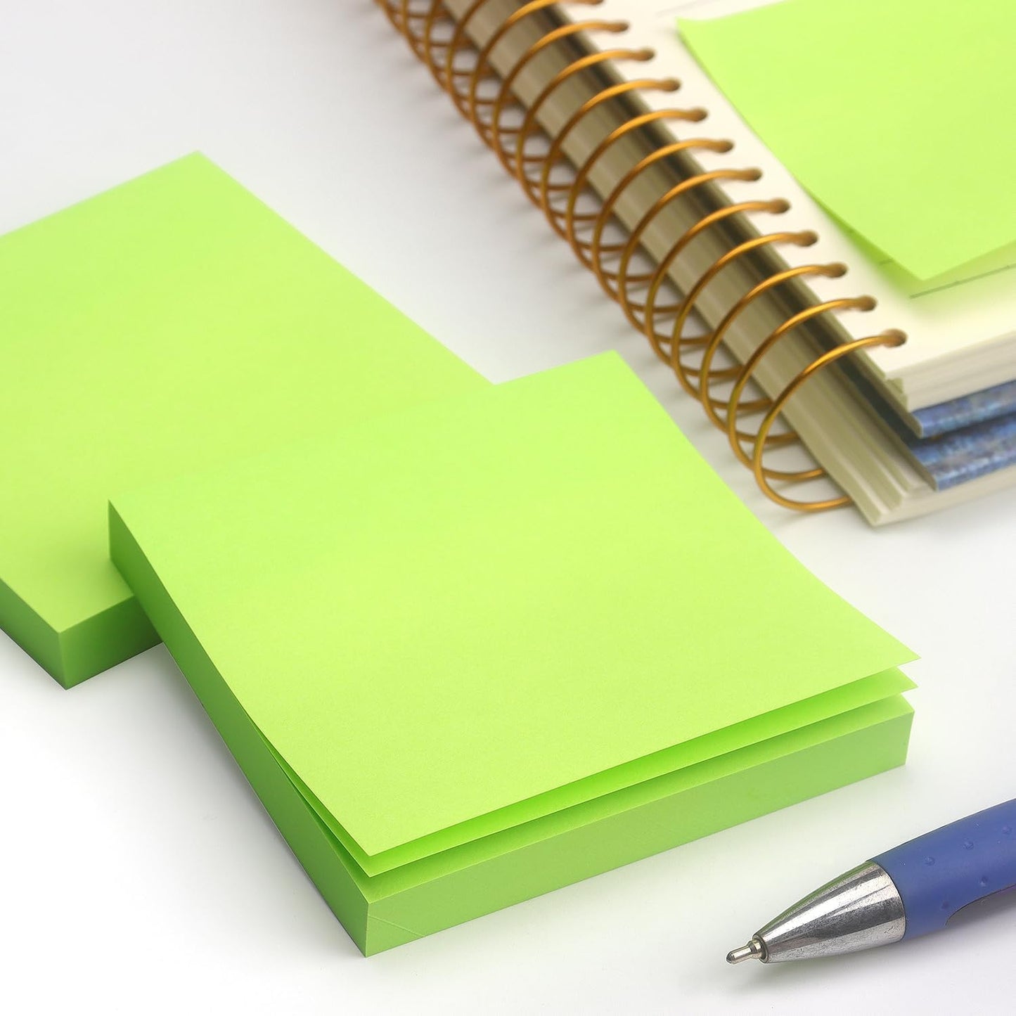 Sticky Notes 3x3 Self-Stick Notes Pads with 6 Bright Colors, Easy to Post for Office, Shool, Home, 6 Pads/Pack, 100 Sheets/Pad (Purple)