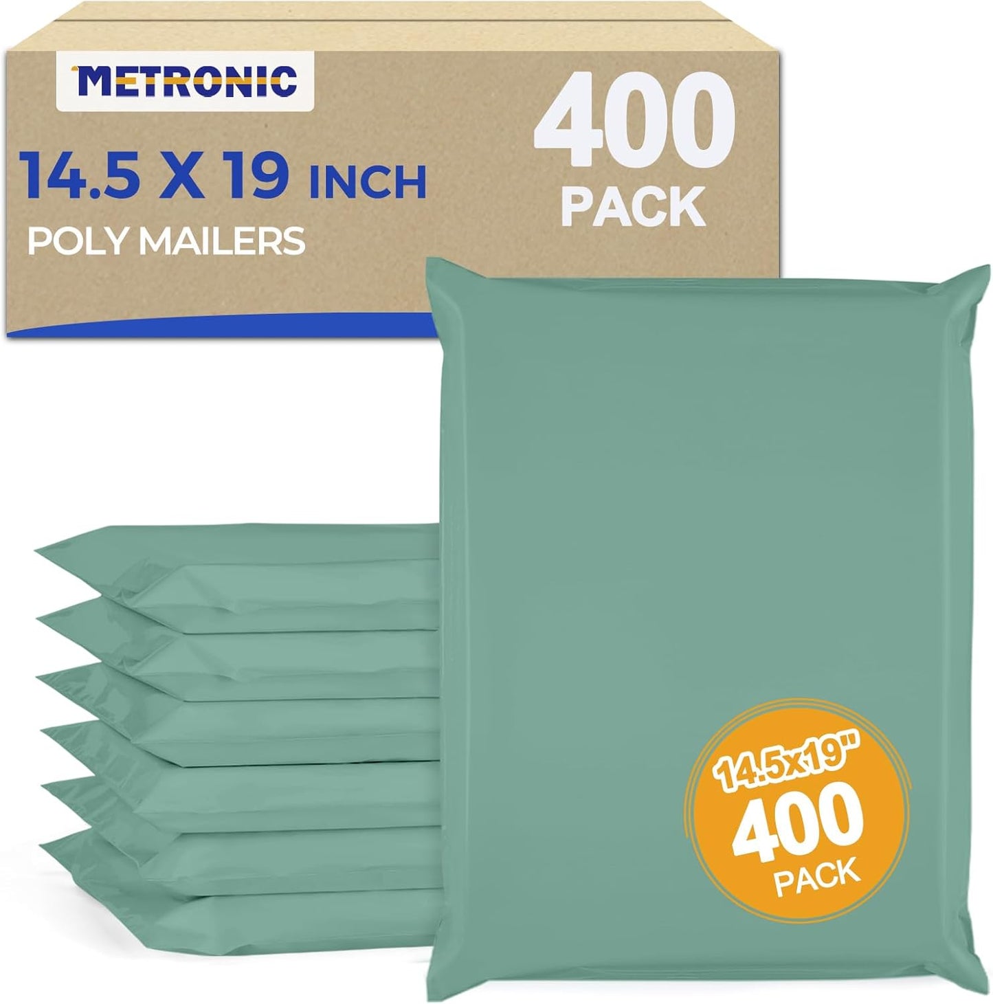 Metronic Poly Mailers 10x13 100 Pcs | Small Shipping Bags for Clothing | Mailing Bags for Small Business, Shipping Envelopes,Packing Bags in Black