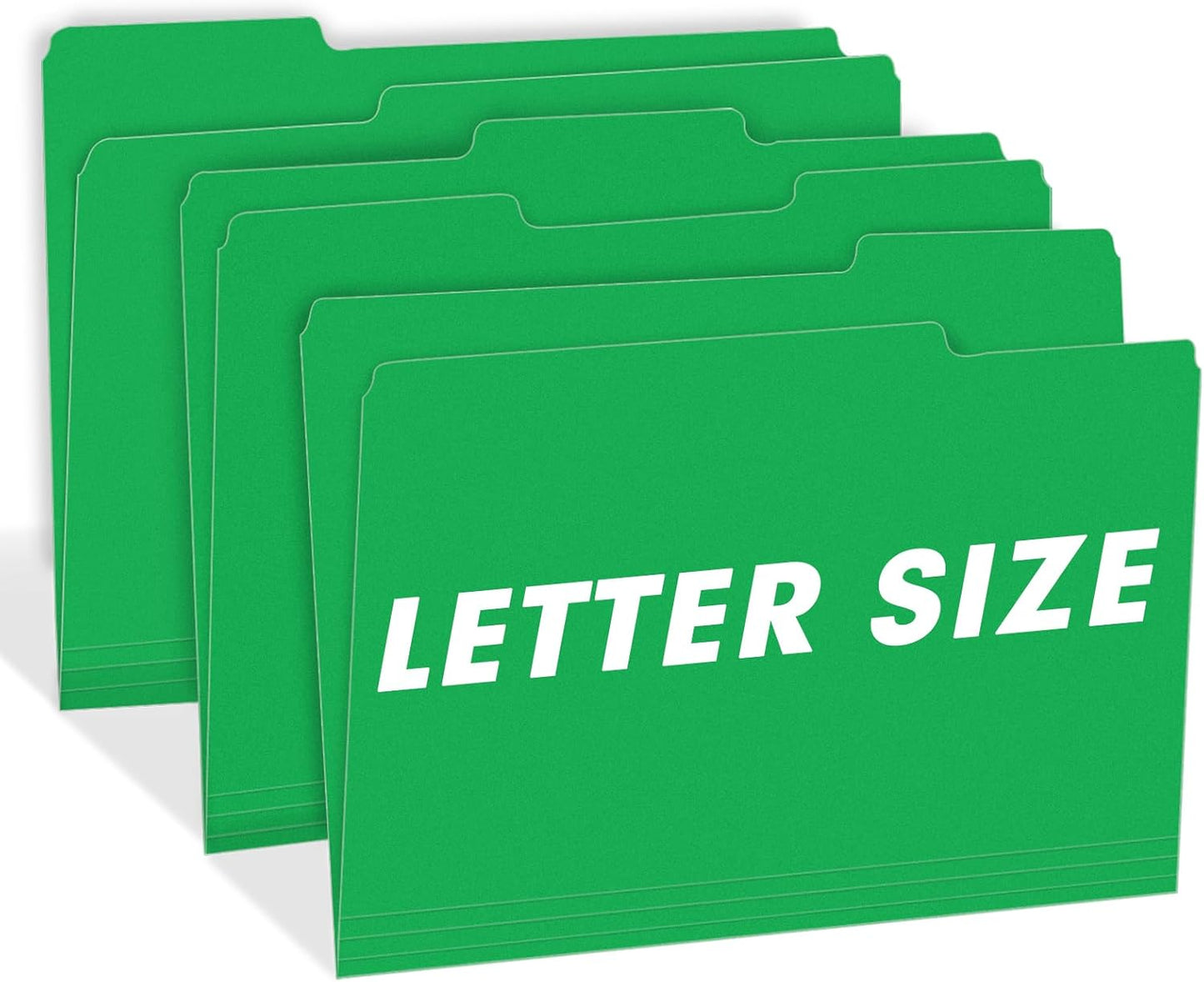 File Folder, RAZCC 150 Pack 1/3 Cut Tab File Folders Letter Size, Manila Folders, Folders with Tab, Great for Organizing and Easy File Storage