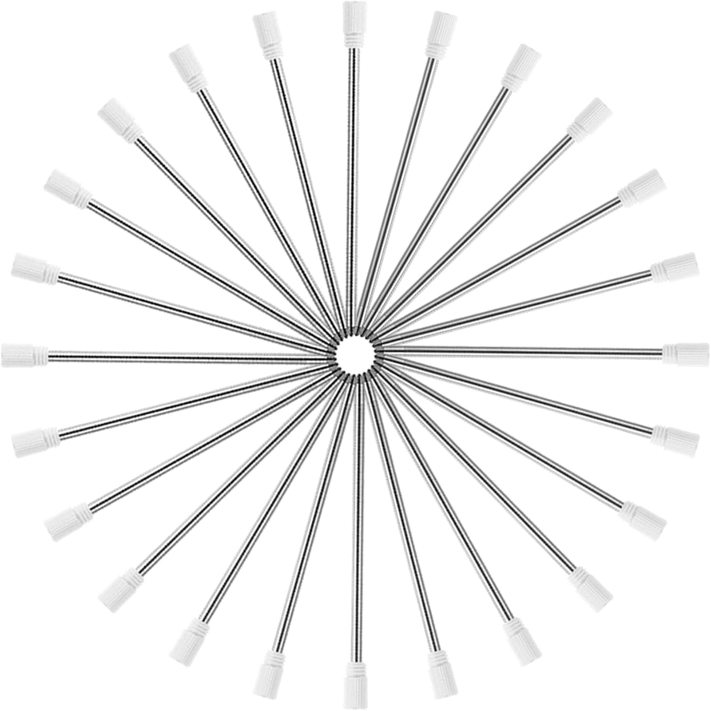 DUNBONG Ballpoint Metal D1 Refill for Multifunction Pen, Black pack of 5 pieces (Black)