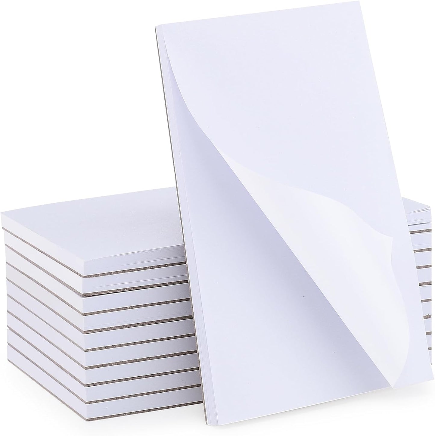 Thboxes 10 Pack Note Pads, 3"x 5" Writing Pads Scratch Pad 50 Sheets per Pad Small Memo Pad Server Notepad Blank Notepads for Office School Home To Do Lists Grocery List