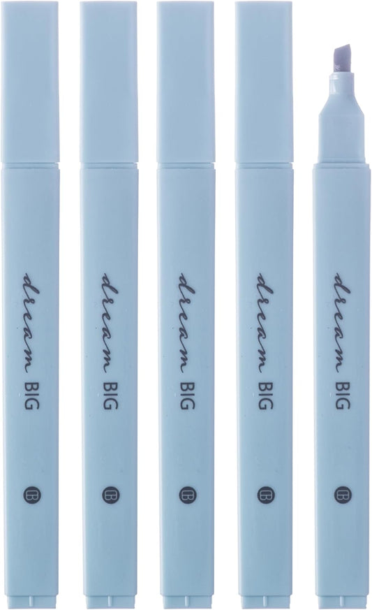 DIVERSEBEE Bible Highlighters with Soft Chisel Tip, 8 Pack Assorted Colors Pens No Bleed, Quick Dry Set, Cute Aesthetic Markers, Bible Study Journaling Supplies and Accessories (Pastel)