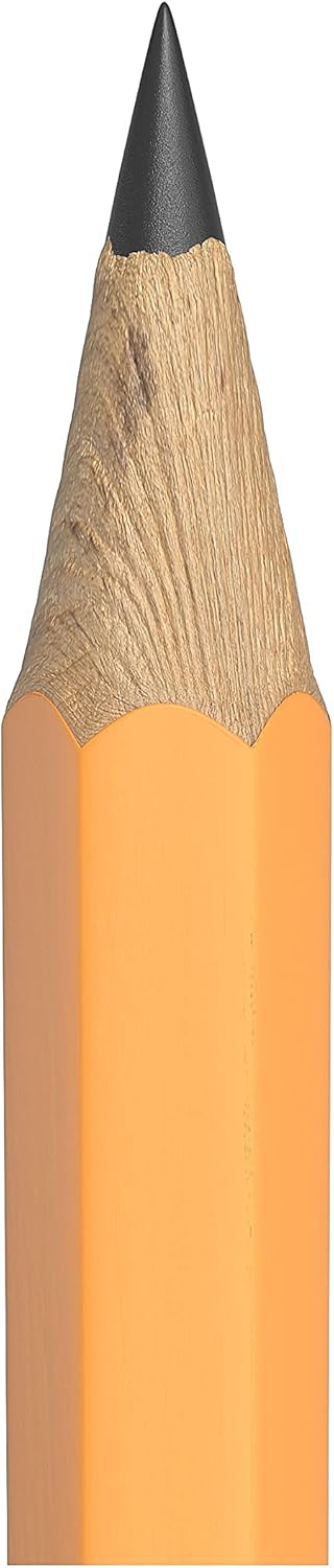 STAPLES Wooden Pencils, #2 Lead, Pre‑Sharpened, Yellow, 72 Pack – Classic Hex Pencils for School, Testing & Office Use