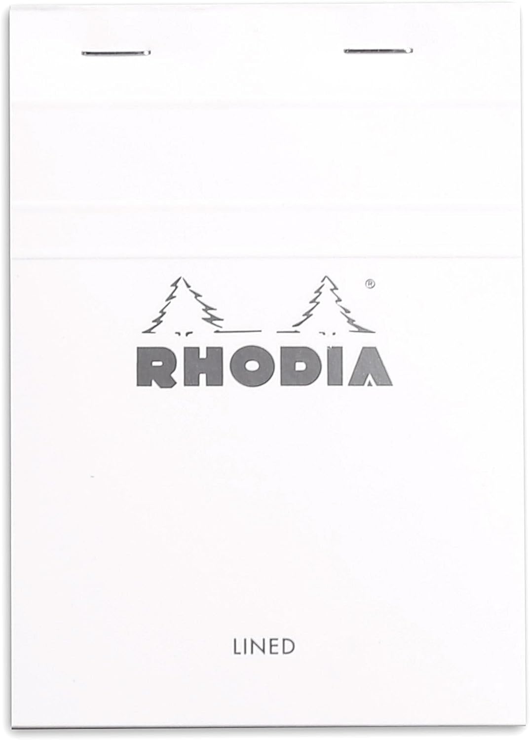 Rhodia 80 Sheet Graph Notepads, 4 by 6", Black
