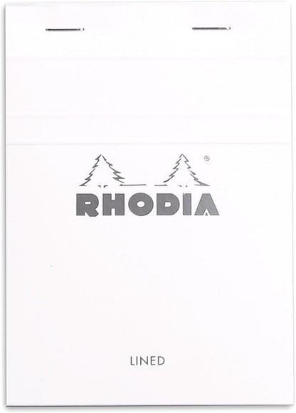Rhodia 80 Sheet Graph Notepads, 4 by 6", Black