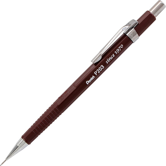 Pentel Sharp Mechanical Pencil, (0.7mm), Medium Line, Blue Barrel, Pack of 4 (P207PF4C)