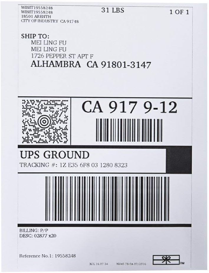 MFLABEL Half Sheet Shipping Labels - 200 Self Adhesive Sticker Sheets for Laser & Inkjet Printers, Waterproof & Smudge-Free, with 12 Free Fragile Labels for Packaging, Shipping and Crafting - Colors A