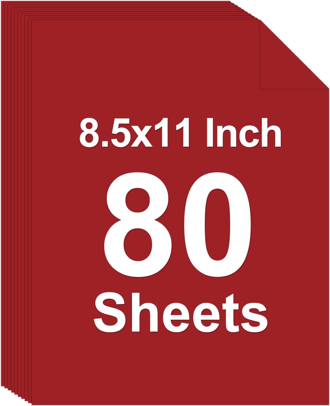 40 Sheets Colored Cardstock, 8.5 x 11 Construction Paper, Black Card Stock Paper, Cardstock Printer Paper for Halloween,Mothers Day, Christmas, Wedding Invitations, DIY Cards, Photo, Art and Crafts