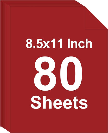 40 Sheets Colored Cardstock, 8.5 x 11 Construction Paper, Black Card Stock Paper, Cardstock Printer Paper for Halloween,Mothers Day, Christmas, Wedding Invitations, DIY Cards, Photo, Art and Crafts