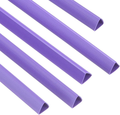 PATIKIL 100Pcs Binding Bars, 10mm Binding Bars Slide Grip 70 Sheets Capacity A4 Size Report Binder Triangle Presentation Binder for Report Cover Resume, Blue