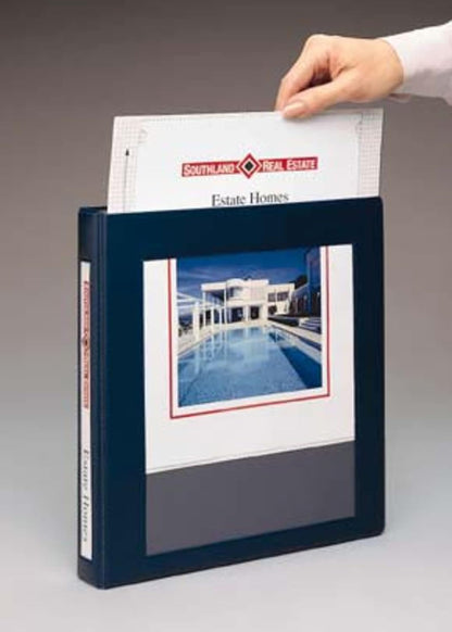 Avery Framed View Binder with 1/2 inch Gap Free Slant Ring, Black (68050)