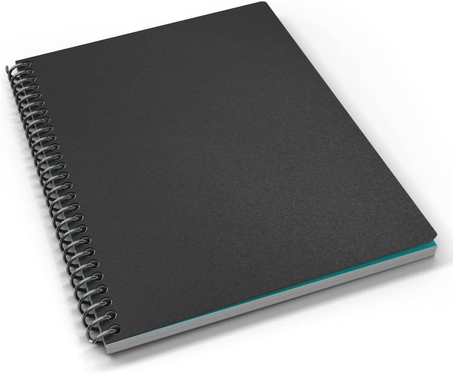 Binditek 100 Pack 16 Mil Leather-Textured Heavyduty Polycovers, Plastic Binding Presentation Covers, Letter Size, 8-1/2 x 11", Square Corners, Un-Punched, Black