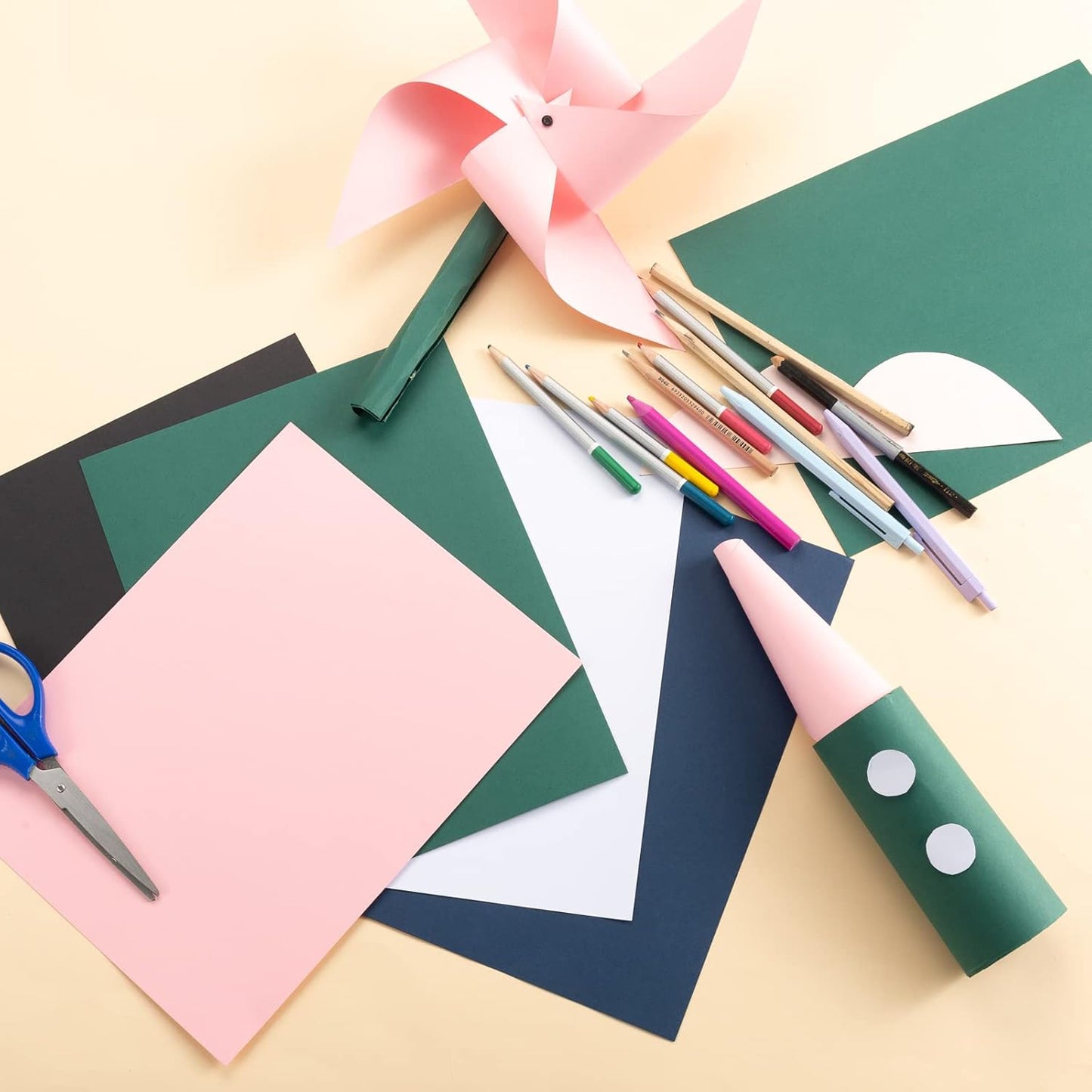30 sheets Cardstock Paper 8 1/2 x 11 Inches for Crafts and Invitations (White/Red/Blue)