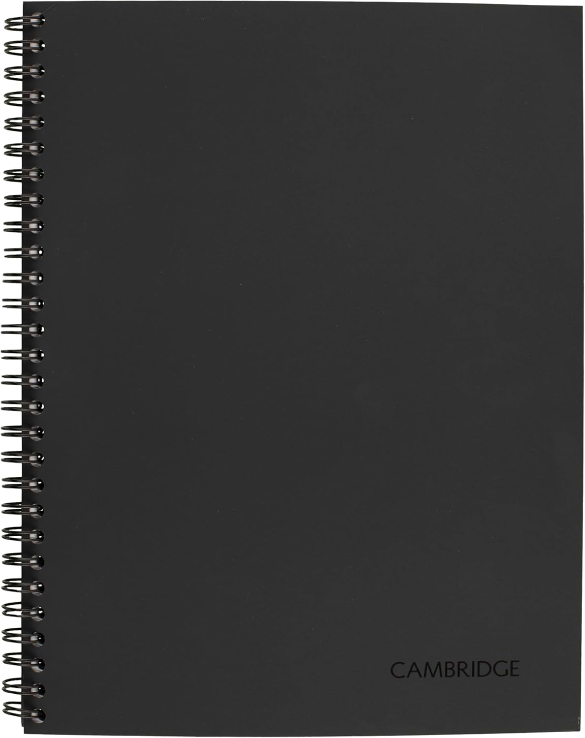 Cambridge Business Notebook, Action Planner, Legal Ruled Paper, 8-1/2" x 11", 80 Sheets, Flexible Soft Touch Cover, Wirebound, Gray (06064)