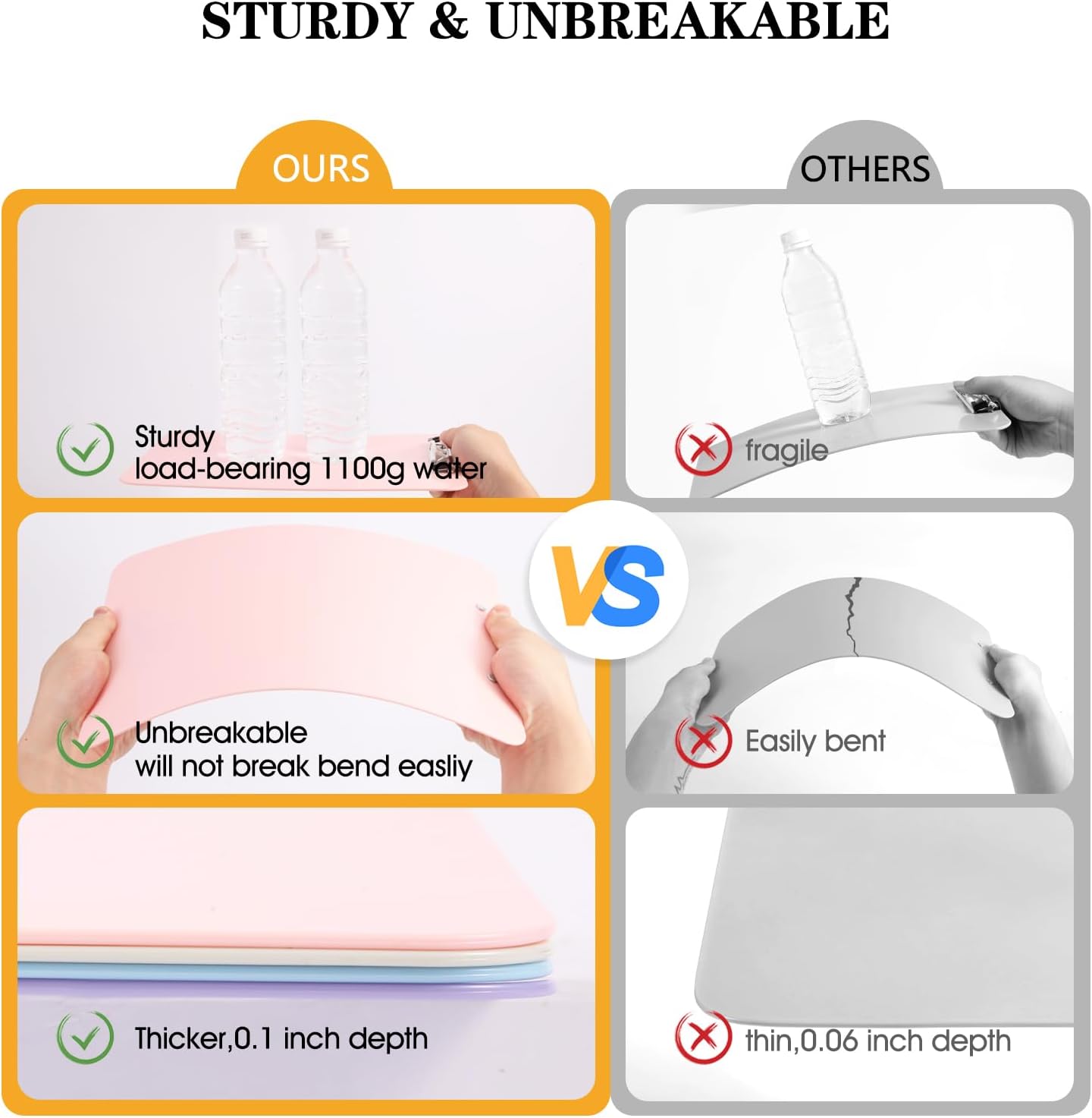 Pink Plastic Clipboard,Nursing Clipboard,Standard Letter A4 Size,Heavy Duty Clip Boards 8.5x11,Cute Clipboards with Pen Holder for Women Kids Students,School Office Home Work