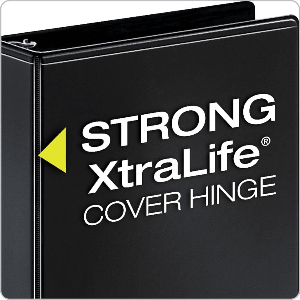 Cardinal Binder Performer with ClearVue Covers, 1.5" Round Rings, 350-Sheet Capacity, White