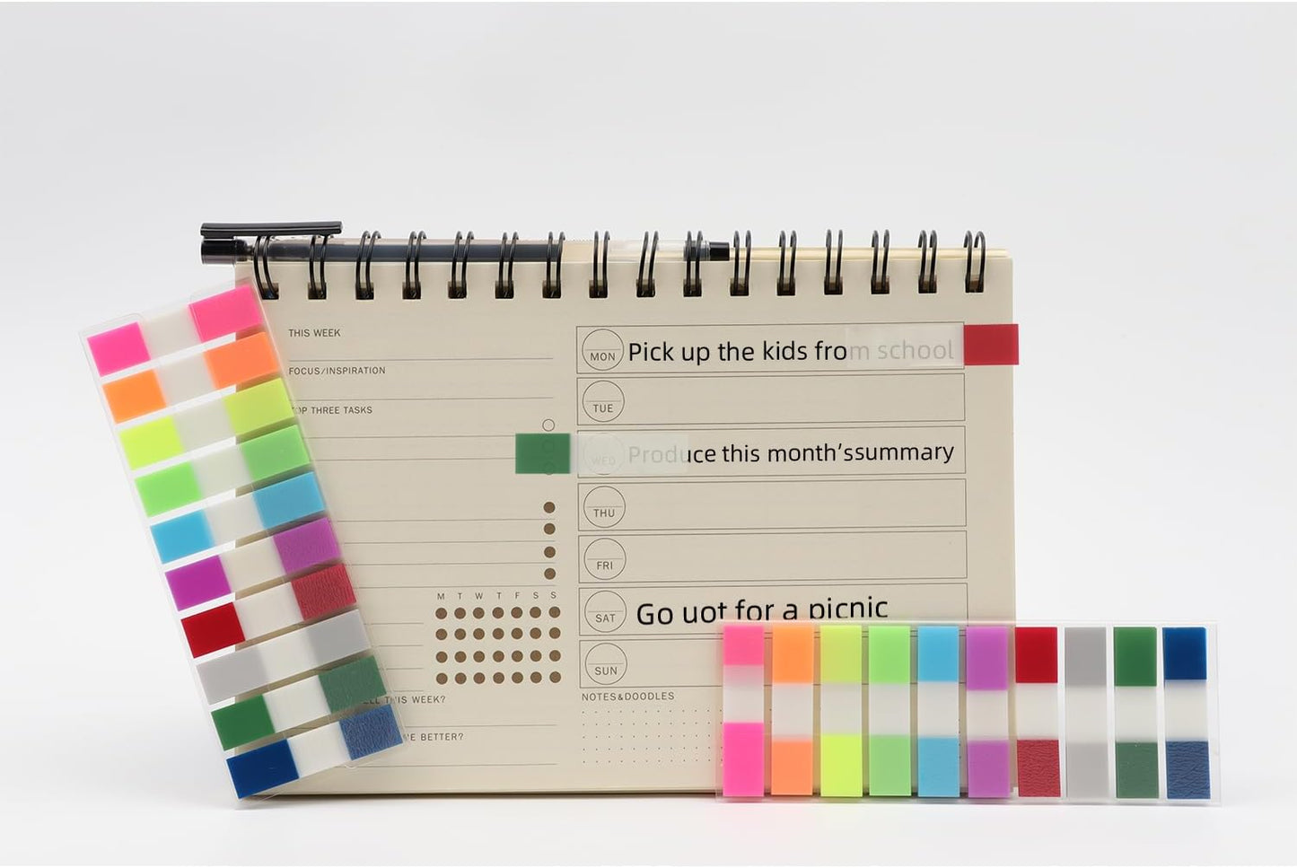 1000 Pcs Transparent Sticky Notes, Page Markers, Book Tabs, Label Stickers, Pop Up Index Flags