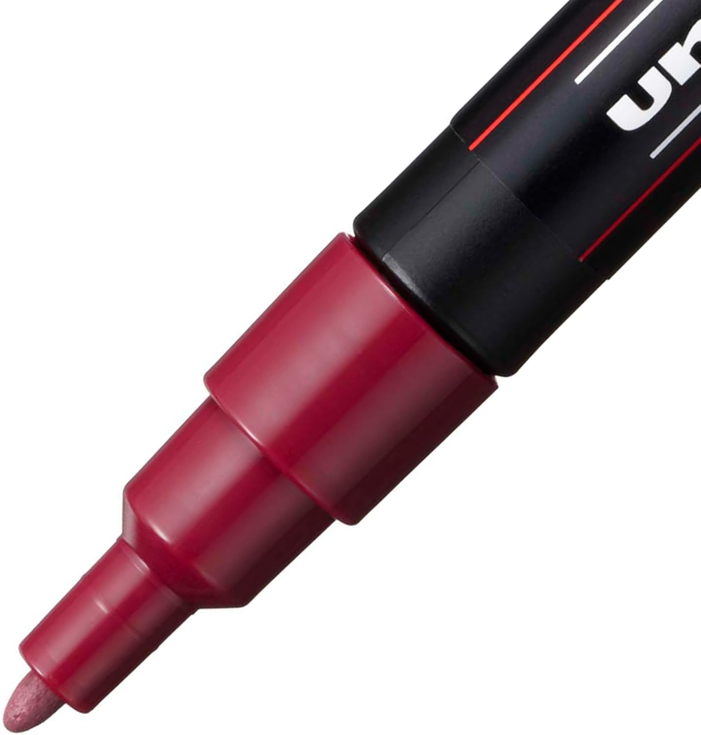 posca PC-3M Water-Based Paint Markers, Reversible Fine Tip (0.9-1.3mm), Pink, 3 Count