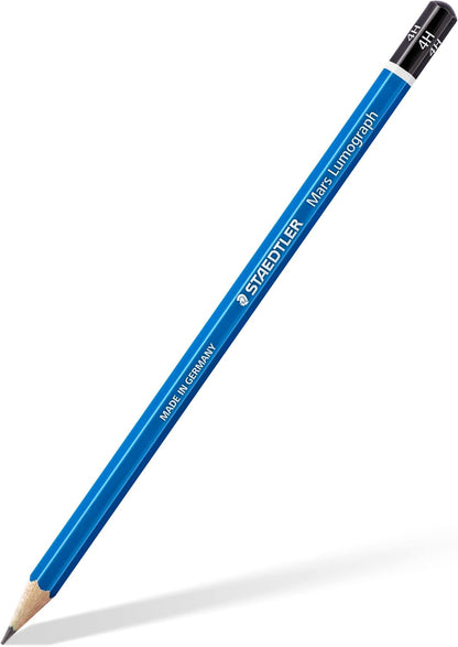 STAEDTLER Mars Lumograph 2B Graphite Art Drawing Pencil, 6 Pencils