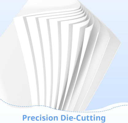 160 Sheets White Cardstock 8.5 x 11 Heavyweight Weight 200gsm Card Stock Paper for Printing, Crafts, Invitations | Smooth Printer Cardstock Paper | Bulk Construction Paper DIY & Professional Use