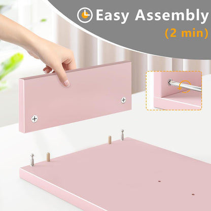 TAVR Dual Monitor Stand Riser Office Desktop Organizer Stand for 2 Monitors, Adjustable Length and Angle 3 Shelf, Extra Long Multifunctional Wooden Stand up to 43.3" fit Computer, Laptop, TV, Black