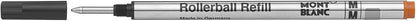 Montblanc Rollerball Refills (F) Mystery Black 105162 – Quick-Drying Pen Refills for Montblanc Rollerball and Fineliner Pens – 2 x Black Pen Cartridges