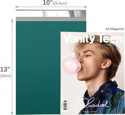 Fuxury Poly Mailers 10x13 Inch 50 Pcs, Waterproof Shipping Bags for Clothing, Strong Adhesive Shipping Envelopes for Small Business Suppliers, Self Seal Mailers Poly Bags Mailing Envelopes Purple