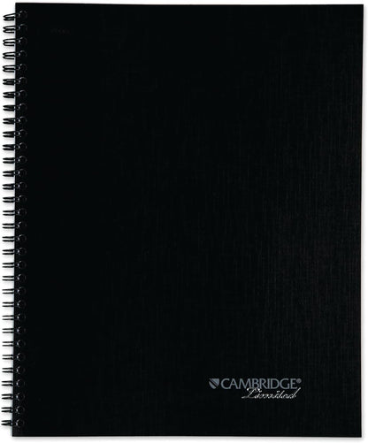 Cambridge Business Notebook, Action Planner, Legal Ruled Paper, 8-1/2" x 11", 80 Sheets, Flexible Soft Touch Cover, Wirebound, Gray (06064)