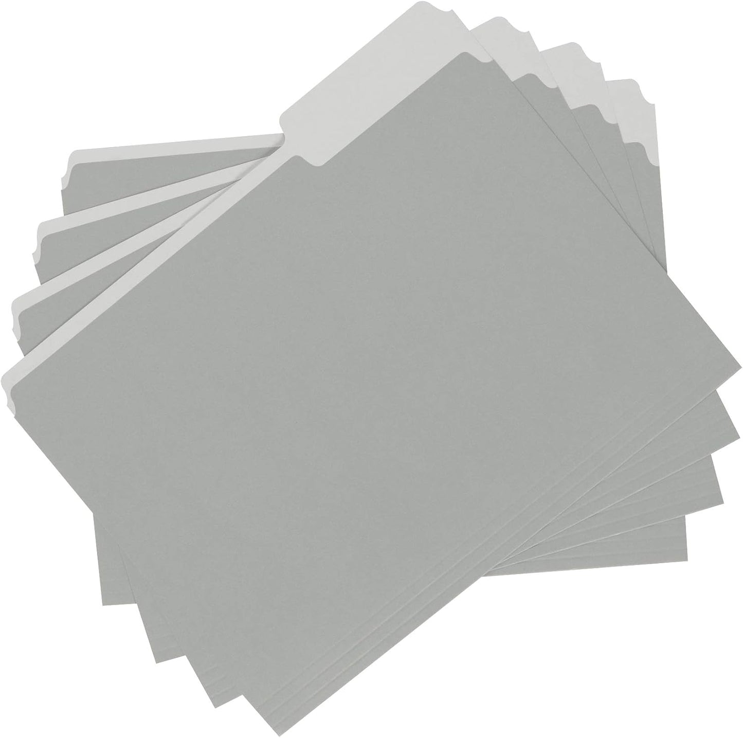 Amazon Basics Manila File Folders, Letter Size, 1/2 Tab in Left and Right Positions, 8.5" x 11", 36-Pack
