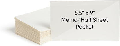 Smead Self-Adhesive Poly Pocket, Document, Clear Pockets, Storage Labels, 100 per Box, 103 Mm W x 76 Mm H, 68123