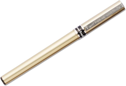 uni-ball 60053 Deluxe Roller Ball Stick Waterproof Pen Blue Ink Fine Dozen