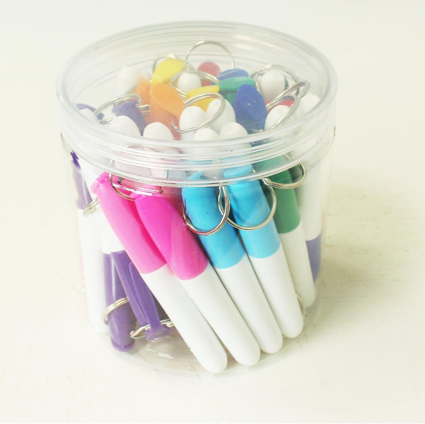 SKKSTATIONERY 36 Pcs Mini Dry Erase Markers, Whiteboard Markers, Marker Pens 3.5'', Black.
