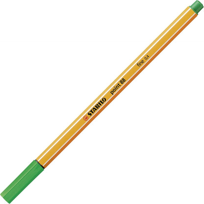 Fineliner - STABILO Point 88 - Pack of 10 - Red